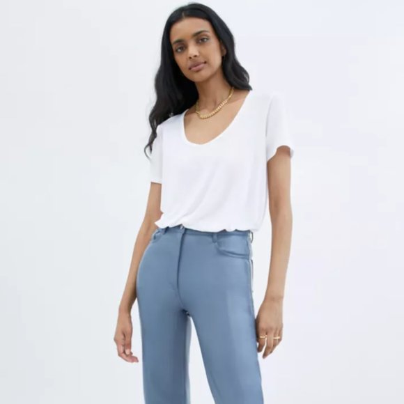 Wilfred Chablis White Scoop-neck t-shirt - NWT - Picture 4 of 8